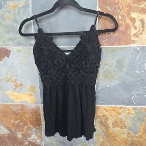 Elegant Black Lace Camisole